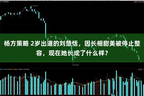 杨方策略 2岁出道的刘楚恬，因长相甜美被停止整容，现在她长成了什么样？