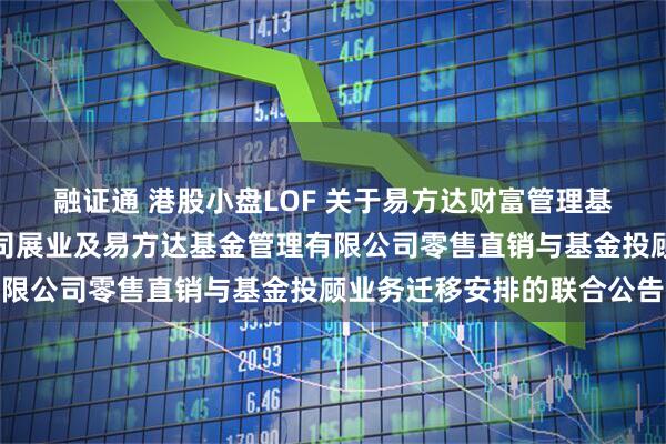 融证通 港股小盘LOF 关于易方达财富管理基金销售（广州）有限公司展业及易方达基金管理有限公司零售直销与基金投顾业务迁移安排的联合公告